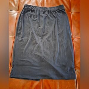 JustFab Classic Black Women's Skirt 1X